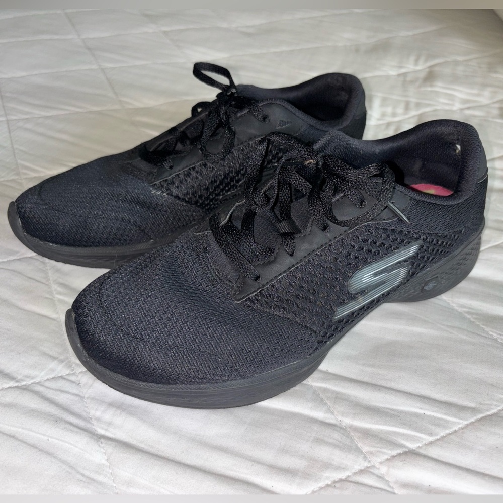 Skechers Black Go Walk 4 Sneakers